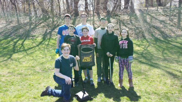 Saint Patrick’s grounds clean up